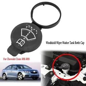For Chevy Cruze 2011-2015 Wiper Washer Fluid Reservoir Tank Bottle Lid Cap Cover - Picture 1 of 12