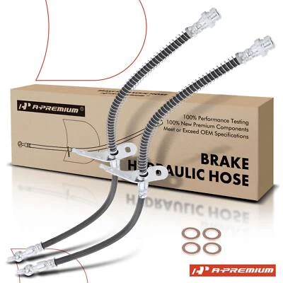 Manguera hidráulica de freno delantera A-Premium 2x para Hyundai Elantra 2007-2010 L4 2,0 L Foto 1 de 4