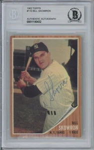Bill Skowron 1962 Topps #110 SIGNED w BAS authentication - VERY NICE! - Picture 1 of 2