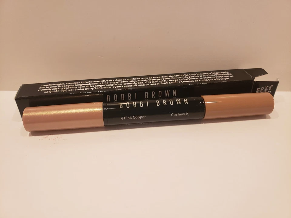 Bobbi Brown~ Dual-Ended Long-Wear Cream Shadow Stick ~ Pink Copper / Cashew ~NIB - Image 1 of 1