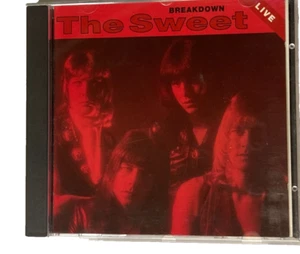 THE SWEET "Breakdown Live" RARE FULL LENGTH CD ©1994 UK ~ GLAM ~ Free Shipping! - Picture 1 of 4