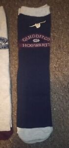 Harry Potter Quidditch at Hogwarts Socks size 4-8 New primark ankle blue