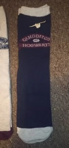 Harry Potter Quidditch at Hogwarts Socks size 4-8 New primark ankle blue - Picture 1 of 3