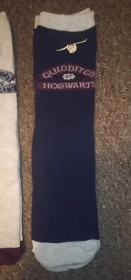 H**** Calcetines Potter Quidditch en Hogwarts talla 4-8 Nuevo Primark tobillo azul Foto 1 de 3