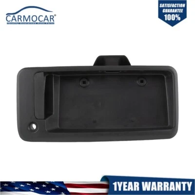Manija de puerta negra texturizada con carcasa de placa exterior para Chevy GMC trasera derecha Foto 1 de 4