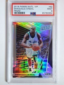 2018 Panini National VIP Shaquille O'Neal #82 SILVER /99 Prizm - PSA 9 (POP 1) - Picture 1 of 3