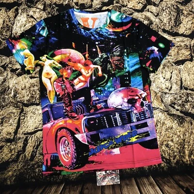 VLONE X JUICEWRLD COSMIC SPACE GALAXY ALL-OVER PRINT JUICE WRLD T-SHIRT - Image 1 of 3
