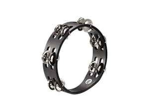 Meinl Compact Tambourine Steel Jingles 2 Rows Black - Picture 1 of 1