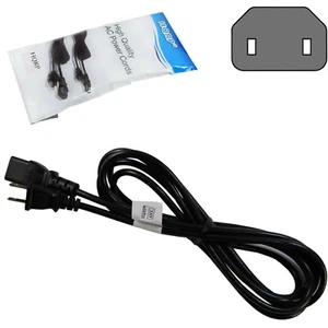 HQRP AC Power Cord Compatible with Denon AVR-3805 AVR-3806 IEC C17 to NEMA 1-15P - Picture 1 of 7