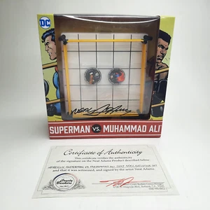 HeroClix Superman vs. Muhammad Ali SIGNED By NEAL ADAMS W/ COA SDCC 2017 RARE!! - Picture 1 of 14