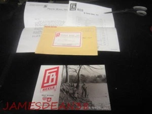 1967 FEURER BROS BROTHERS REELS FLY SPINNING SPIN FISHING BROCHURE SALES CATALOG - Picture 1 of 4