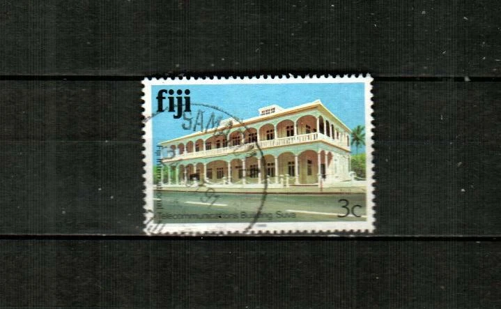 Edificio de telecomunicaciones FIJI Scott's 411h (1v), Suva F/VF usado (1988) #2 Foto 1 de 1