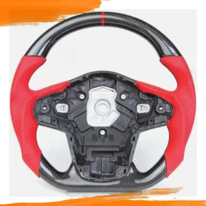 Custom Steering Wheel Real Carbon Fiber For 2019-2024 Toyota GR Supra A90 MKV - Picture 1 of 6