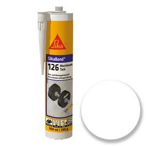 Montageklebstoff SikaBond Maximum Tack Weiss Kartusche MHD 09/2025 - Bild 1 von 1