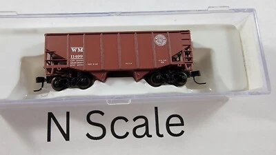 Atlas N Scale Western Maryland WM 55 Ton Fishbelly Hopper #11499 - Image 1 of 3