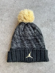 Jordan Youth Winter Cuffed knit Hat with Pom Pom Beanie - Picture 1 of 5