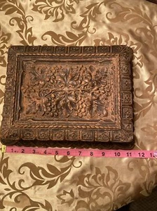 ANTIKE BARRICINI BONBONS SYROKO HOLZ SCHMUCKKÄSTCHEN um 20’er- 30’er Jahre - Bild 1 von 9