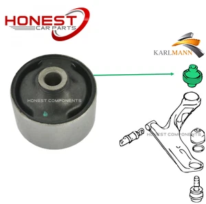 For HYUNDAI SANTE FE 2000-2006 FRONT WISHBONE CONTROL ARM BUSH X1 Karlmann - Picture 1 of 3