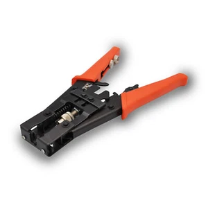 Kompressionszange Crimpzange für F-Stecker IEC BNC RCA Cinch Kabel Stecker Profi - Bild 1 von 3