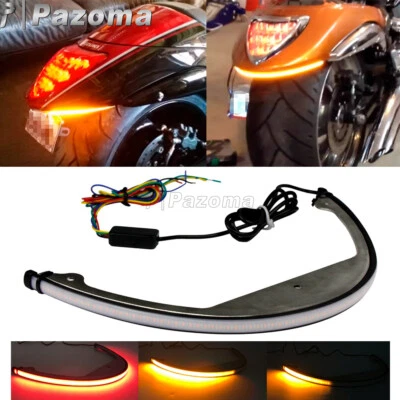 Kits de barra de luz LED de señal de giro para guardabarros de freno para Suzuki Boulevard M90 2009-2019 Foto 1 de 4