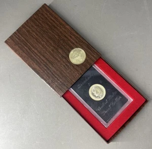 1974 Eisenhower United States Proof Silver Dollar MIB with Brown Box - Picture 1 of 6