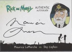 Rick and Morty S1 - ML-C Maurice LaMarche "Ship Captain" Autogrammkarte #18/50 - Bild 1 von 1