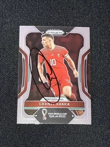 2022 Panini Prizm FIFA World Cup Qatar #264 Granit Xhaka Hand Signed Autograph - Picture 1 of 3