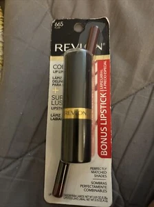 Revlon Colorstay Lip Liner+Super Lustrous Lipstick Duo Plum & Black Cherry - Picture 1 of 1