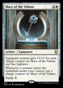 x1 Mace of the Valiant R MTG Commander: Phyrexia: All Will Be One M/NM, English - Picture 1 of 1