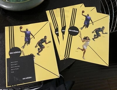 6 Adidas School Sports Folders Gilbert Arenas Ana Ivanovic Reggie Bush NFL  2007 - Image 1 of 4