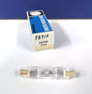 SYLVANIA RSC Q150T4/CL 150W 25V Bulb Light LAMP Tungsten Quartz NEW SYL 58912