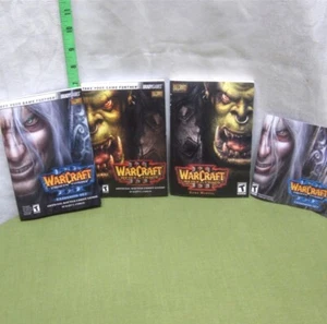 WARCRAFT Reign of Chaos set 3 three booklets Game Manual & Battle Chest Guides - Bild 1 von 2