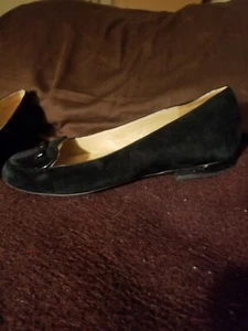 1 pair of Trotters Black Suede Dress shoes - Picture 1 of 8