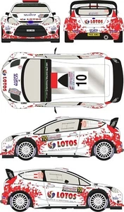 Racing Decals 43 1:24 Scale Ford Fiesta WRC #10 Rally Poland 2014 Decal Sheet - Picture 1 of 3
