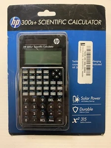 Hewlett Packard hp 300s+ Scientific Calculator. Solar Power. 315 Functions. NIB.