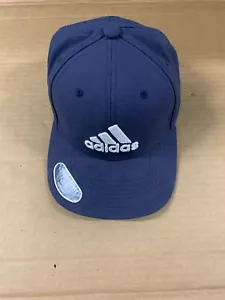 Adidas Flex Cap Hat Adult Blue Aeroready New - Picture 1 of 6