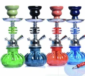 KIT DE VIAJE PEQUEÑO 6.5" SHISHA PIPE JUNIOR MODERNO HOOKAH NARGILLA CON CARBÓN - Imagen 1 de 4
