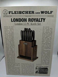 Fleischer And Wolf London Royalty 12 PC Black Finished Titanium Plating... - Picture 1 of 12