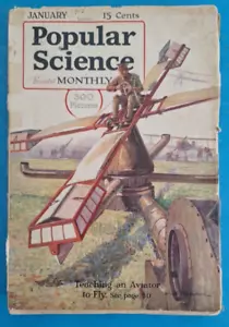 Popular Science Magazine October 1918 Wwi Original Airplane Training - Picture 1 of 5
