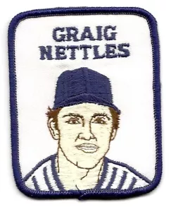 GRAIG NETTLES 1979 Vintage Penn Emblem Baseball Aufnäher NY Yankees-Indianer-Väter - Bild 1 von 1