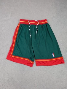 Pantaloncini Seattle Super Sonics uomo grandi verdi rossi NBA basket Mitchell & Ness - Foto 1 di 13