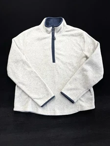 St. John’s Bay Active SJB 1/4 Zip Pullover Grey Men's Large - Afbeelding 1 van 7