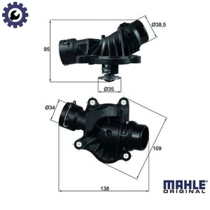 THERMOSTAT COOLANT TI 234 88 FOR BMW 1/E87/E9/5/E6/Convertible/E88/X6/SAC/E7 - Picture 1 of 12