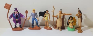 Menge (6) 1994 Mattel Disneys Pocahontas Sammlerstücke PVC Figuren Tortenaufleger - Bild 1 von 4