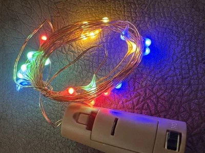 12 luces de hadas para botellas de vino multicolor Foto 1 de 4