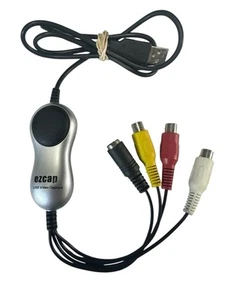 ezcap Appareil de Capture Vidéo USB Analogique vers Numérique RCA S-Vidéo - Non Testé. - Photo 1/5