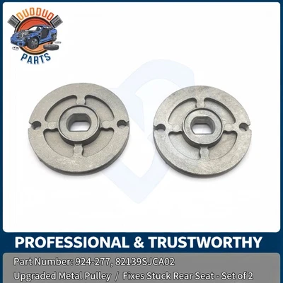 For 06-14 Honda Ridgeline 924-277 Updated Metal Rear Seat Cable Guide Pulley x2 Foto 1 de 4