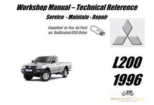 Mitsubishi L200 Service Reparatur Werkstatt Service Handbuch USB 21996 - Bild 1 von 11