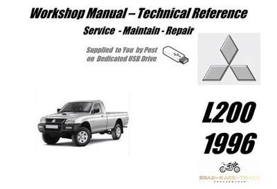 Mitsubishi L200 Service Repair Workshop Service Manual USB 21996 - Image 1 of 4