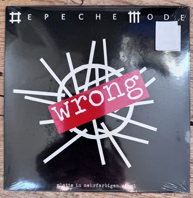 Depeche Mode Wrong Rare 7 Inch Vinyl Still Sealed In Mint Condition - Image 1 of 2